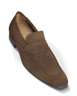 Mocassin luxe - Devon veau velours camel